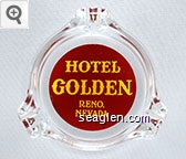 Hotel Golden, Reno Nevada Glass Ashtray