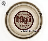 newt crumley's Holiday in Reno Glass Ashtray