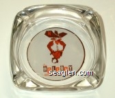 The HOLIDAY Hotel in Downtown Reno Glass Ashtray