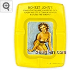Honest John's, Francisco Square, Las Vegas, Nev., Foreign and Out of Town Newspapers, Magazines and Sundries Metal Ashtray
