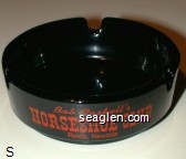 Bob Cashell's Horseshoe Club, Reno, Nevada Glass Ashtray