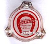 Benny Binion's Horseshoe, Gambling House, Saloon, Restaurant, Downtown Las Vegas, Nevada Glass Ashtray
