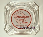 Horseshoe Hotel and Casino, Downtown Las Vegas, Nevada Glass Ashtray