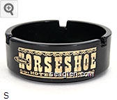 Binions Horseshoe, Hotel & Casino, See $1,000,000 in Cash!, In The Horseshoe Casino, Authentic Mexican Food, Sombrero Room, Las Vegas, Nevada Glass Ashtray