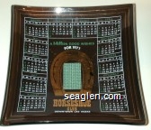 A Million Good Wishes For 1971, Binion's Horseshoe Club, Downtown Las Vegas Glass Ashtray