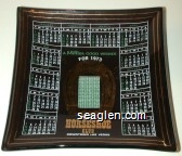 A Million Good Wishes For 1973, Binion's Horseshoe Club, Downtown Las Vegas Glass Ashtray