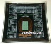 A Million Good Wishes For 1980, Binion's Horseshoe Club, Downtown Las Vegas Glass Ashtray
