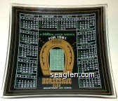 A Million Good Wishes For 1981, Binion's Horseshoe Club, Downtown Las Vegas Glass Ashtray
