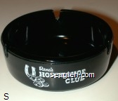 Reno's Horseshoe Club <-Reno's Winning Combination->, Arlington Plaza Hotel Glass Ashtray