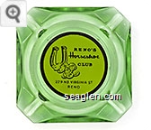 Reno's Horseshoe Club, 229 No Virginia St., Reno Glass Ashtray