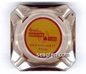 Reno's Horseshoe Club, 229 N. Virginia St., Reno Glass Ashtray