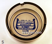 Home of the World's Largest Horseshoe, Reno's Horseshoe Club Glass Ashtray