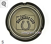 Bob Cashell's Horseshoe Club Glass Ashtray