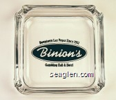 Downtown Las Vegas Since 1951, Binion's, Gambling Hall & Hotel Glass Ashtray