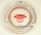 Downtown Las Vegas Since 1951, Binion's, Gambling Hall & Hotel, The Place That Made Poker Famous Glass Ashtray