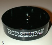 Horseshoe, Hotel and Casino, Downtown Las Vegas Glass Ashtray