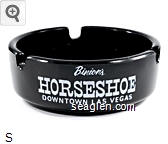 Binion's Horseshoe, Downtown Las Vegas Glass Ashtray