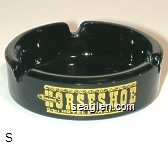 Binions Horseshoe, Hotel & Casino, See $1,000,000 in Cash!, In The Horseshoe Casino, Authentic Mexican Food, Sombrero Room, Las Vegas, Nevada Glass Ashtray