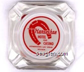 Horseshoe Hotel and Casino, Downtown Las Vegas, Nevada Glass Ashtray