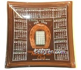 A Million Good Wishes for 1958, Joe W. Brown's Horseshoe Club, Downtown Las Vegas Glass Ashtray