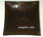 1969, Binion's Horseshoe Hotel - Casino Downtown Las Vegas, Nevada Glass Ashtray