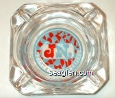 JN Jerry's Nugget Casino Glass Ashtray