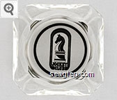 Jockey Club Glass Ashtray