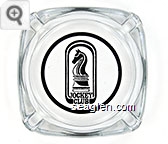 Jockey Club Glass Ashtray