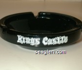 Kings Castle, Hotel and Casino, Incline Village, Lake Tahoe Nevada Glass Ashtray