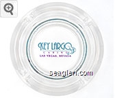Key Largo Casino, Las Vegas Nevada Glass Ashtray