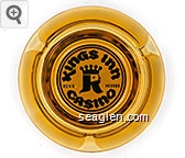Kings Inn Casino, Reno Nevada Glass Ashtray