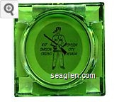 Kit Carson Casino, Carson City, Nevada Glass Ashtray