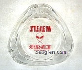 Little A'le' Inn, Earthlings Welcome, Rachel, Nevada Glass Ashtray