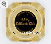 Compliments of Billye Long, Phil Long's California Club, Downtown Las Vegas Glass Ashtray