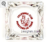 California Club, Downtown Las Vegas Glass Ashtray