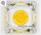 California Club, Downtown Las Vegas Glass Ashtray