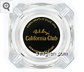 Compliments of Billye Long, Phil Long's California Club, Downtown Las Vegas Glass Ashtray