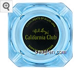 Compliments of Billye Long, Phil Long's California Club, Downtown Las Vegas Glass Ashtray