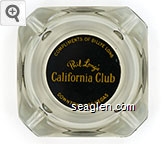 Compliments of Billye Long, Phil Long's California Club, Downtown Las Vegas Glass Ashtray