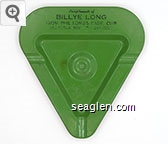 Compliments of Billye Long, From Phil Long's Calif. Club, Las Vegas, Nev. PH. 384-5000 Metal Ashtray