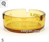 Lucky Club, Yerington, Nevada, Keg 'n Kandle Lounge, Casino & Dancing Glass Ashtray