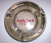 Lady Luck Casino, Biloxi, Mississippi Glass Ashtray