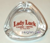 Lady Luck Casino - Hotel, The Party Place Glass Ashtray