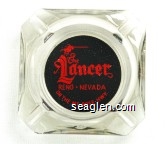 The Lancer, Reno - Nevada, On The Mt. Rose Hwy Glass Ashtray