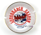 Longbranch Saloon, Virginia City, Nevada Porcelain Ashtray