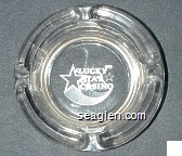 Lucky Star Casino Glass Ashtray
