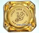 Lucky Spur Casino, Carson City Glass Ashtray