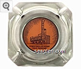 Downtown Las Vegas Free Parking Glass Ashtray