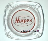 Reno's Mapes, Motor Hotel Glass Ashtray