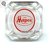 Reno's Mapes, Motor Hotel Glass Ashtray